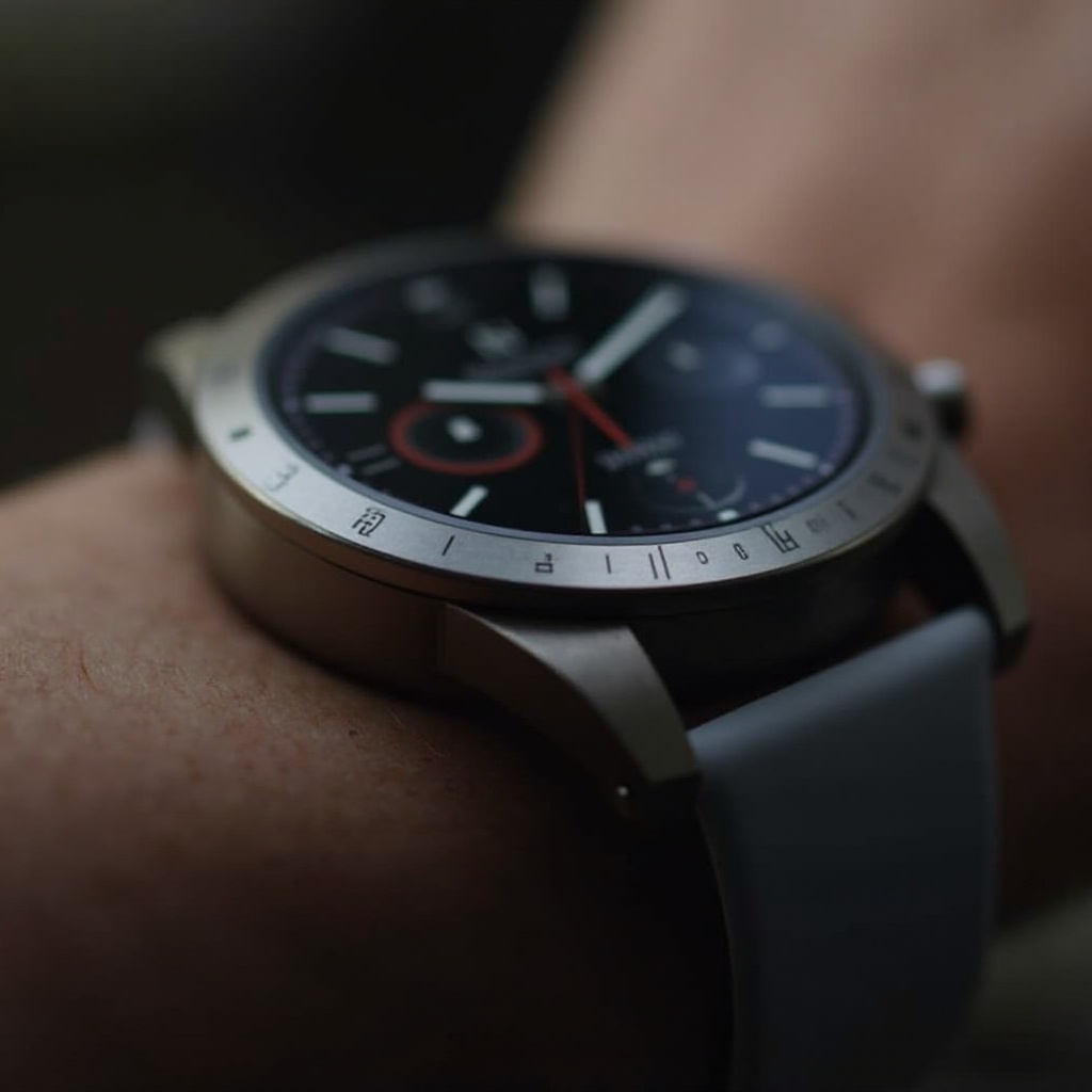 reloj inteligente de metal