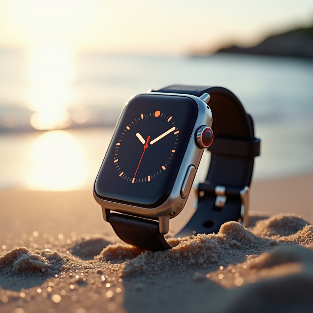 smartwatch resistente al agua de mar