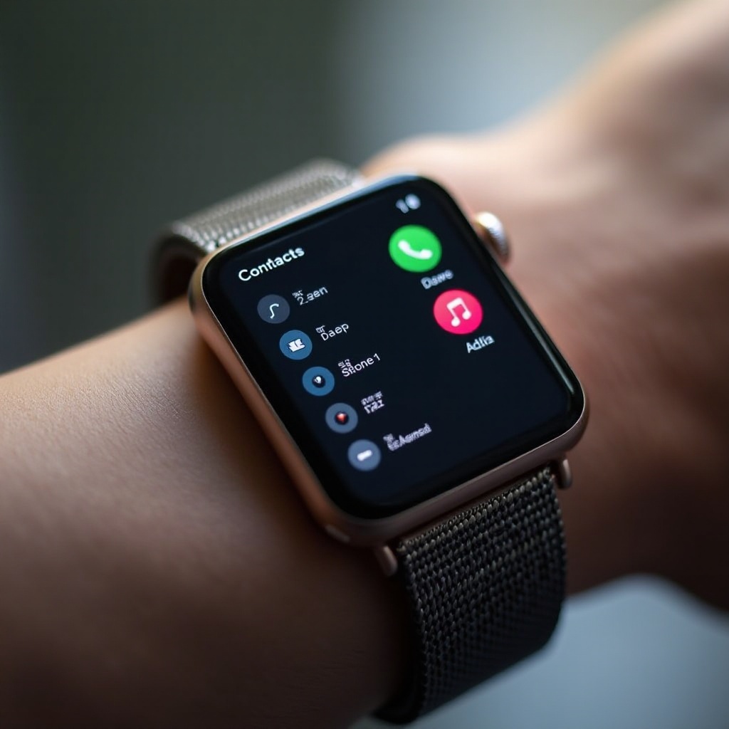 como agregar contactos a mi smartwatch